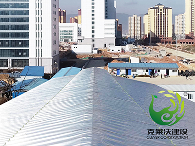 仓库钢瓦表面打磨除锈