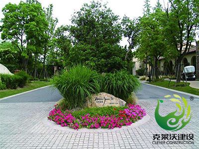 别墅街道绿化