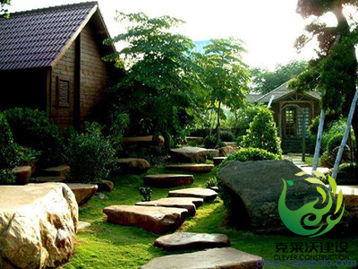 度假山庄山间别墅景观